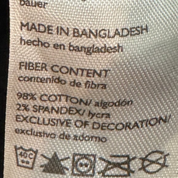 Eddie Bauer Men's Canvas Utility Work Pant Size 38X32 Black Straight Classic Fit - Picture 9 of 11